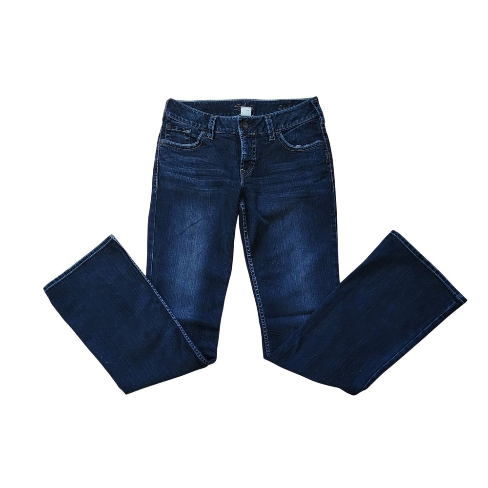 Silver Jeans‎ Womens Suki Bootcut Dark Wash Denim Jeans Size W30 L34